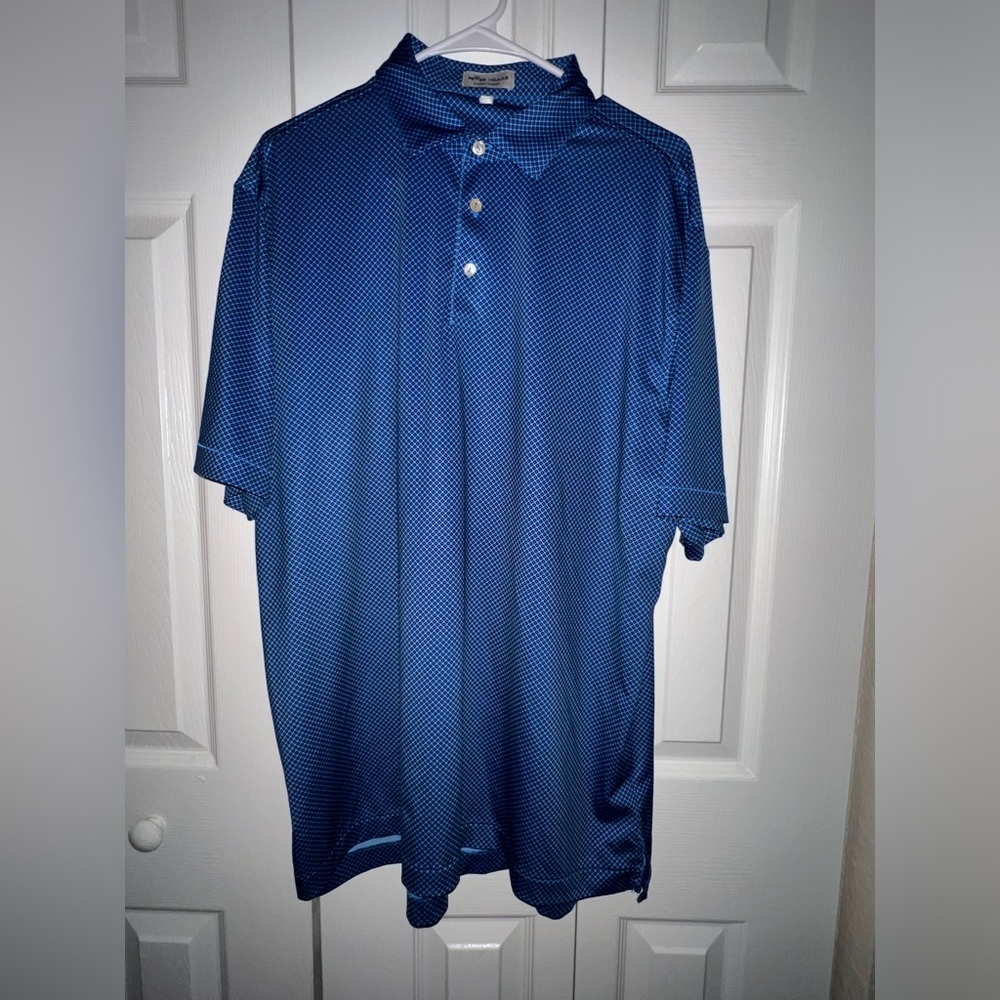 Peter Millar Blue Polo Shirt